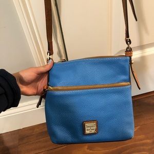Dooney and Bourke sky blue crossbody purse